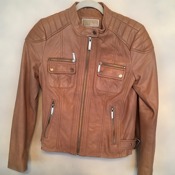 EUC Michael by Michael Kors Leather Jacket - Picture 2 of 3